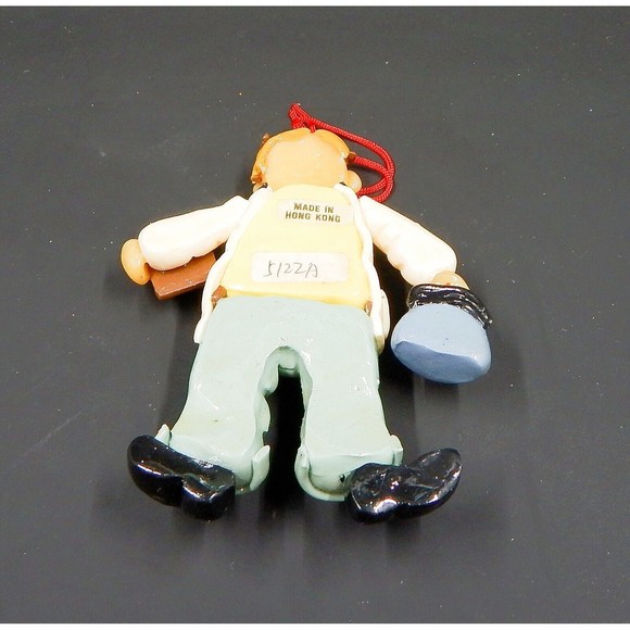 Clay Dough 3D Doctor Ornament 4 Inches Clipboard Medical Bag Hong Kong READ - Picture 3 of 9